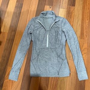 Lululemon Heather Gray Women's Quarter-Zip Pullover Size 6